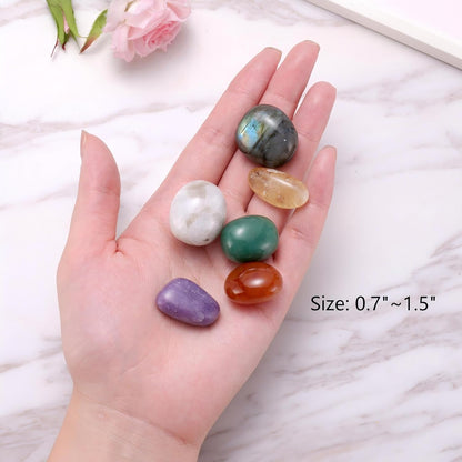 Crystals for Teens, Growing Up Crystal Set for Confidence Calm and Positive Energy, Healing Crystal Starter Kit, Self Love Encouragement Gifts for Teenage Boys and Girls