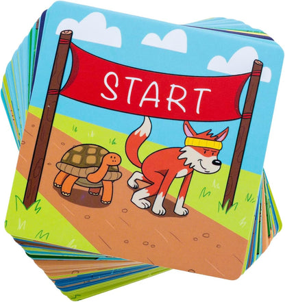 Bjorem Speech® Spatial Concepts Deck – Expanded & Redesigned Edition | Learning Cards for Teaching Prepositions & Location Words to Kids | 62 Story-Based Visual Cards