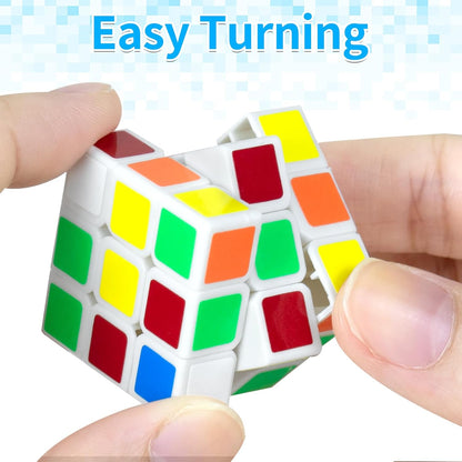 48 Pack Mini Cubes Puzzle Box for Kids, 1.18in 3x3 Magic Cube Brain Teasers for Boys Girls, School Rewards & Classroom Prize for Students Party Favors Birthday Gift Goodie Bag Fillers