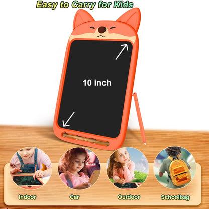 10 Inch LCD Writing Tablet, Erasable Doodle Board Toy, Cute Lion Drawing Pad for Kids Ages 2-6 - Educational Christmas Birthday Gift (Lion)