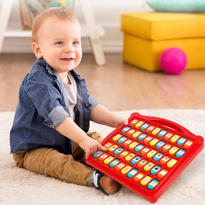 Battat - Alphabet Cache-Cache - French Alphabet Toy for Learning - 50 Pop-Up Flaps - Letters, Words, Numbers, Colors, Shapes - Educational Toy for Toddlers, Kids - 3 Years +