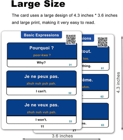 501 Common French Phrases Flash Cards
