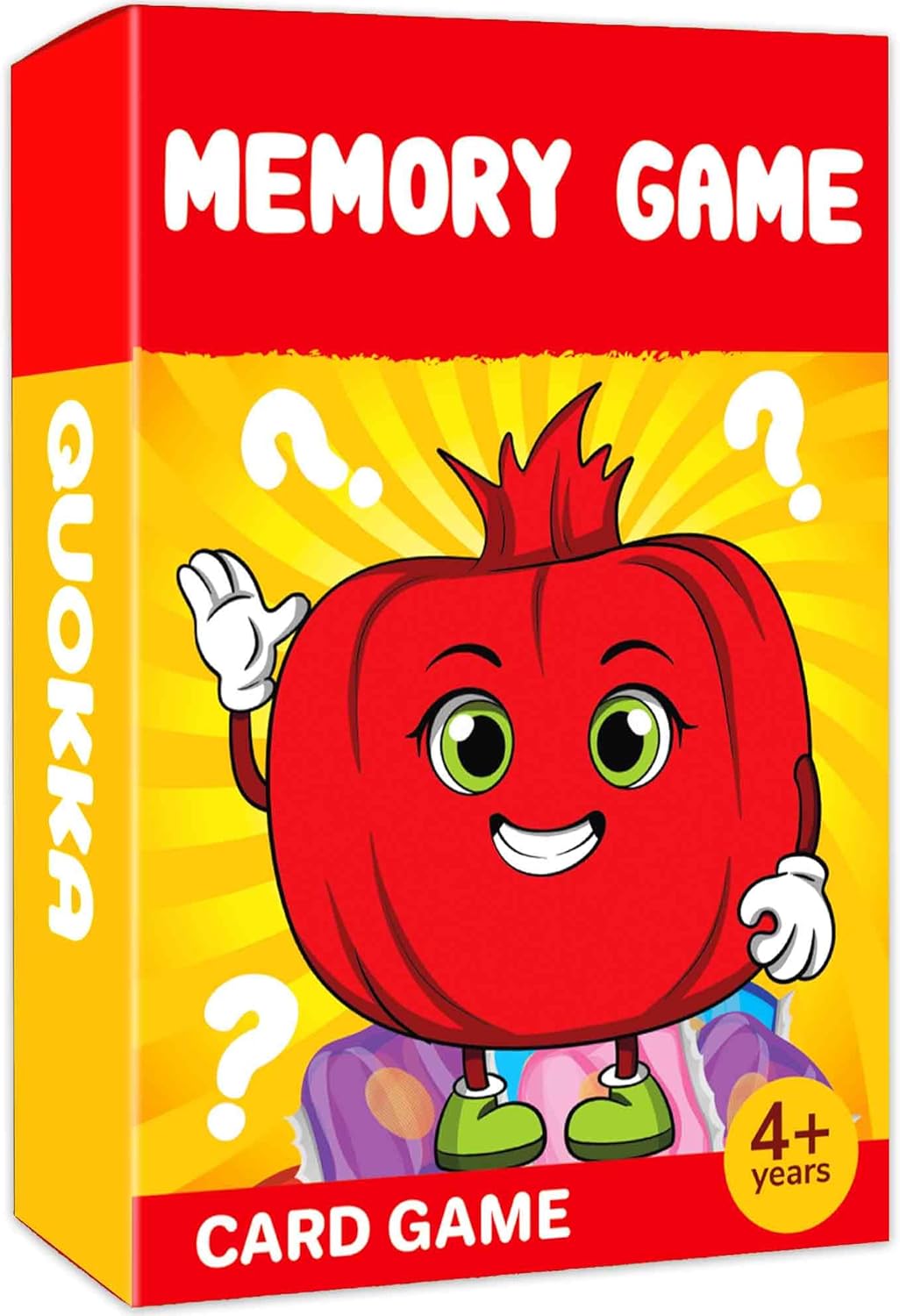 QUOKKA Memory Games for Kids Ages 4–8 – Fun Family Game with Cute Characters, Perfect for Travel, Playdates, Family Time – Educational & Engaging Playing Cards for Kids, Easy to Learn, Fast to Play