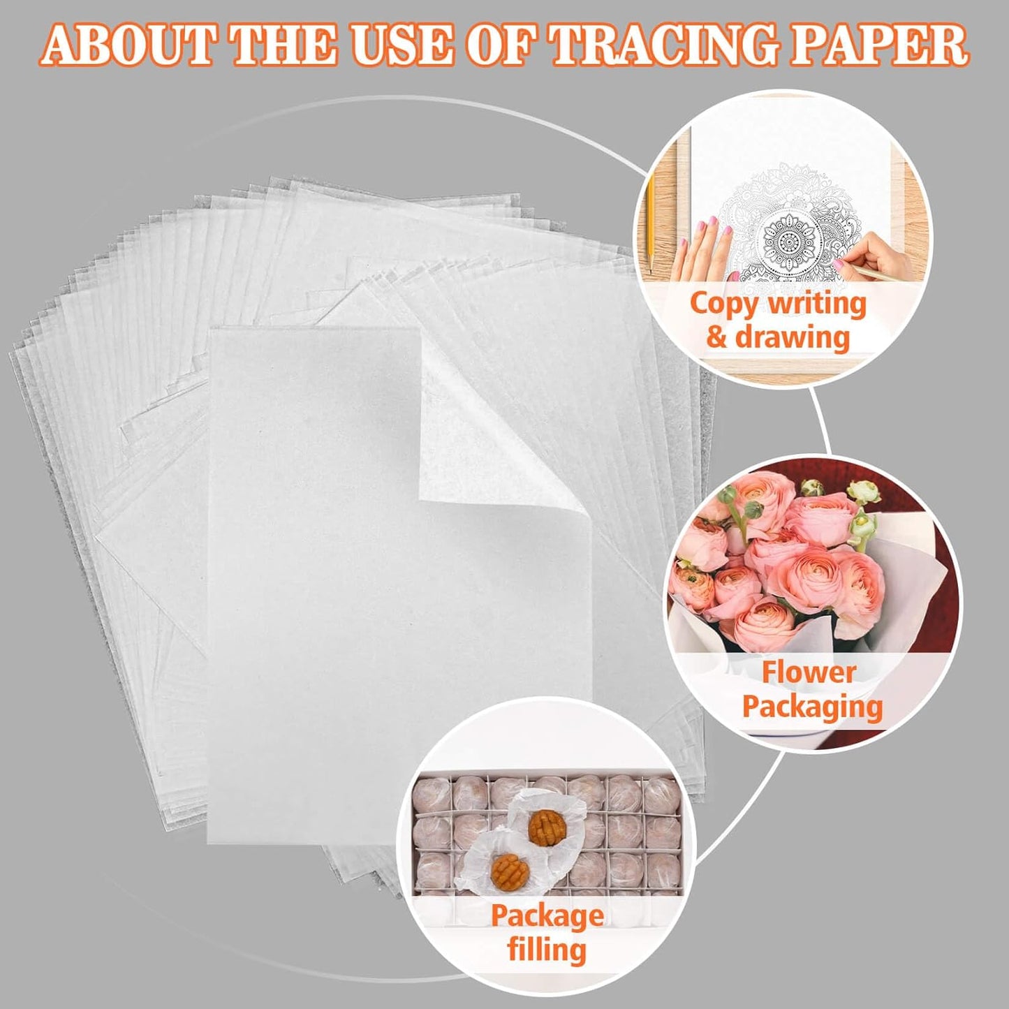 Carbon Paper for Tracing Graphite Transfer-Paper - PSLER 30 Pcs Black Graphite Paper for Tracing Drawing Patterns on Wood Projects Canvas Fabric Artist Lettering Sketch Drawing A4 8.27 X 11.81 Inch