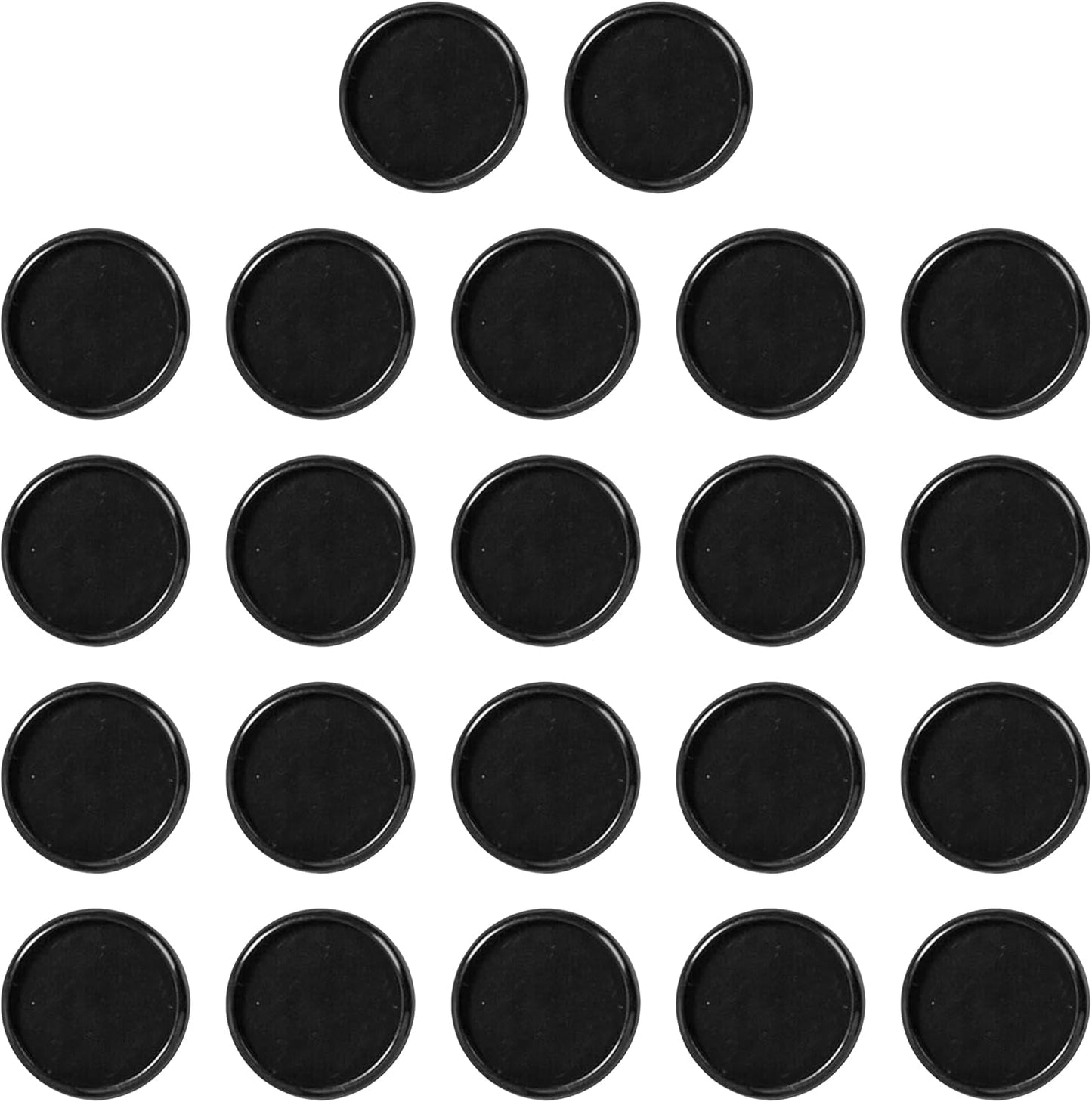 Levenger Circa Discs Binder Rings for Discbound Notebooks System, 22 Pack, Black, 2-Inch