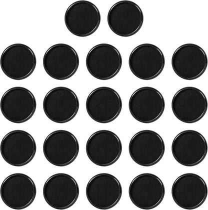 Levenger Circa Discs Binder Rings for Discbound Notebooks System, 22 Pack, Black, 2-Inch