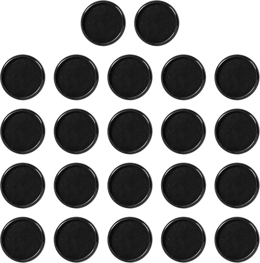 Levenger Circa Discs Binder Rings for Discbound Notebooks System, 22 Pack, Black, 2-Inch