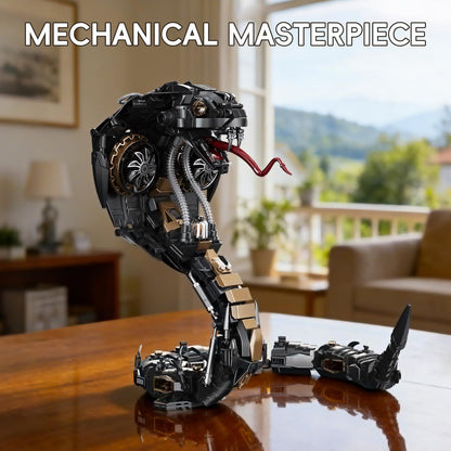 Mechanical Seahorse Building Set Steampunk Ocean Animal Model Kit Articulated Sea Creature Construction Toy Gift for Marine Life Enthusiasts for Adults Teens 1003 Pieces