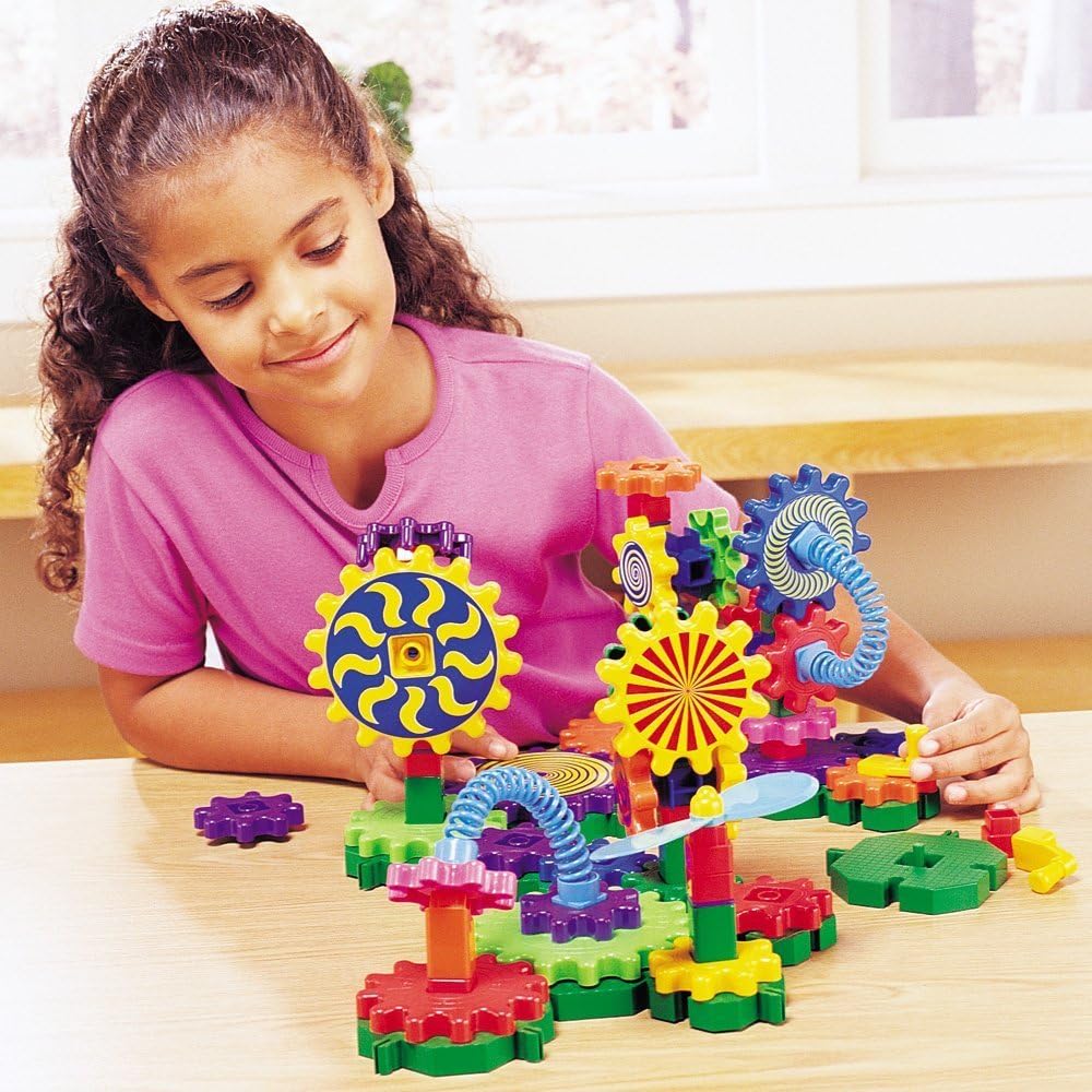 Learning Resources Gears! Gears! Gears! Space Explorers Building Set - 77 Pieces, Ages 4+, STEM Activities, Fine Motor Skills, Toddler Explorer Kit, Science and Construction, Boys and Girls Gifts