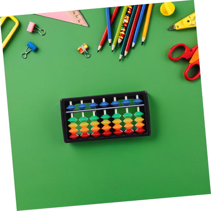 TOYANDONA Colorful Abacus for Kids Educational Math Toy 7-Row Mental Arithmetic Tool Lightweight Portable Counting Aid for Preschool Learning