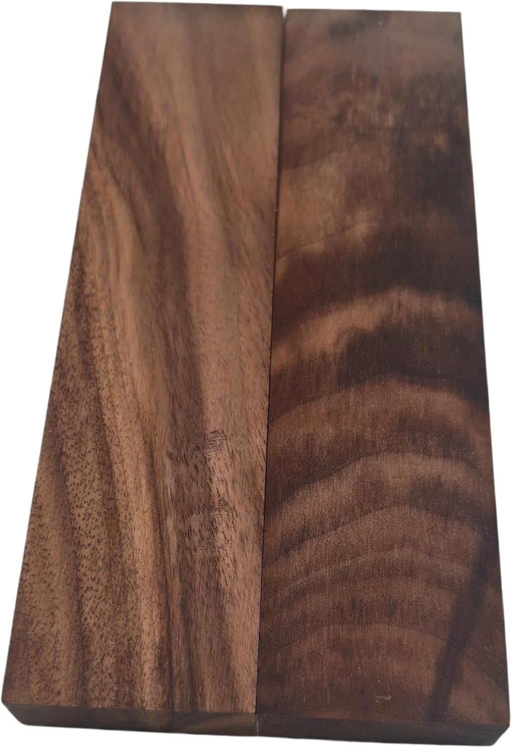 2PCS Unfinished Walnut Wood Blocks for DIY Crafting,Scroll Saw, Woodworking, Wood Carving,Burning,Laser Cutting,Engraving, CNC Cutting, Painting, Fretwork (5.9 x 1.96 x 0.78)