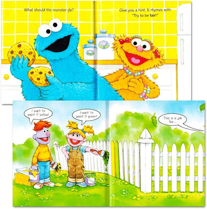 Sesame Street Elmo Manners Books for Kids Toddlers - Set of 8 Manners Books