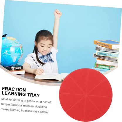 ARTIBETTER 1 Set Fraction Circles Learning Educational Math for Manipulatives for Visual Fraction Recognition Enhance Cognitive Skills Math Understanding Fun and Safe Early Learning