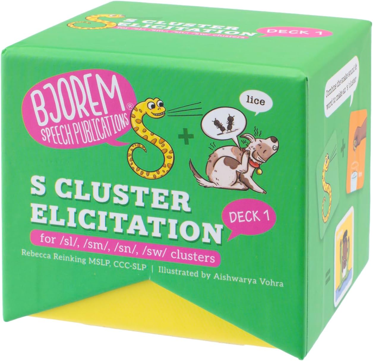 Bjorem Speech® S Cluster Elicitation for Teaching S Blends or Clusters to Children in Speech Therapy