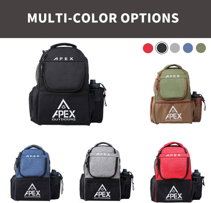 Disc Golf Bag, Large Disc Golf Backpack Holds Over 21 Discs, Durable & Lightweight with Multiple Storage Pockets