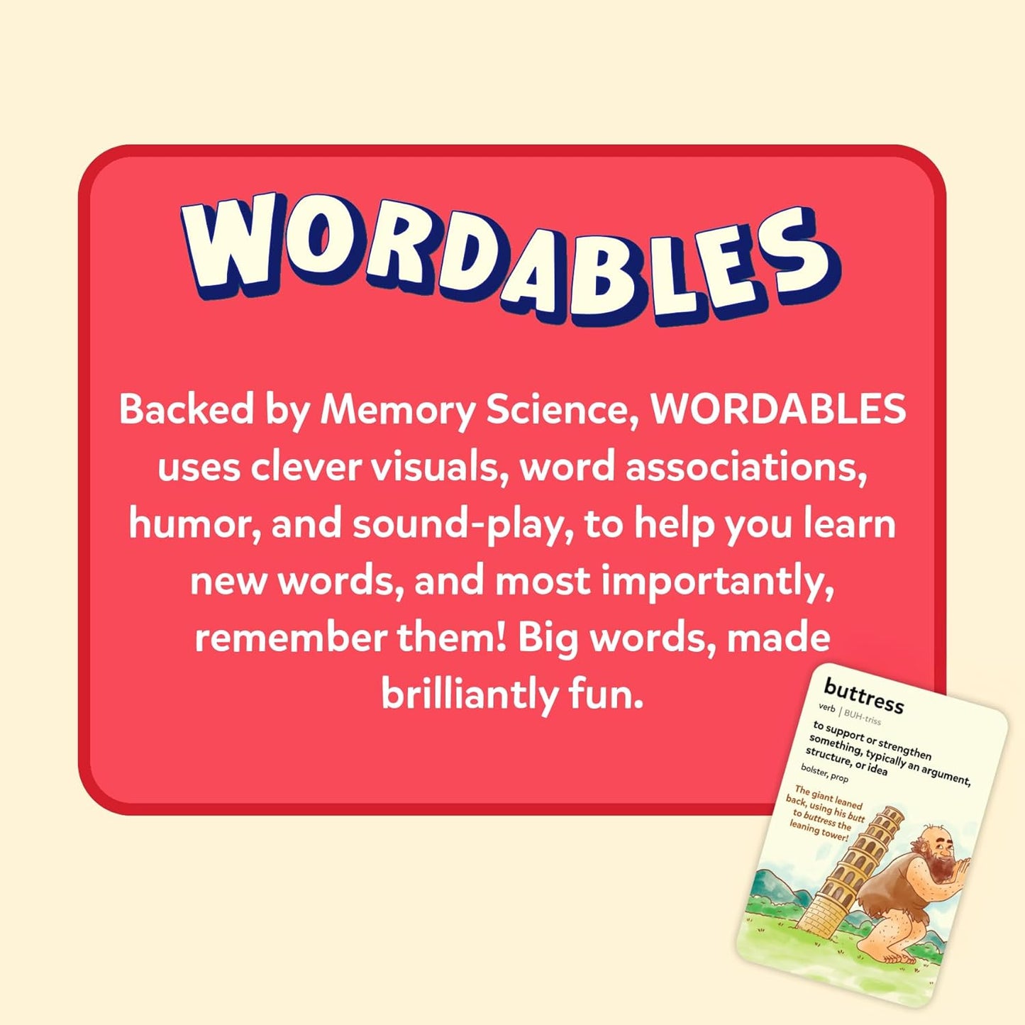 Skillmatics Vocabulary Flash Cards for Kids - Learn 100 Words with Wordplay, Visuals, & Soundplay, Educational Gift for Ages 8, 9, 10 & Up, Screen-Free Language Game