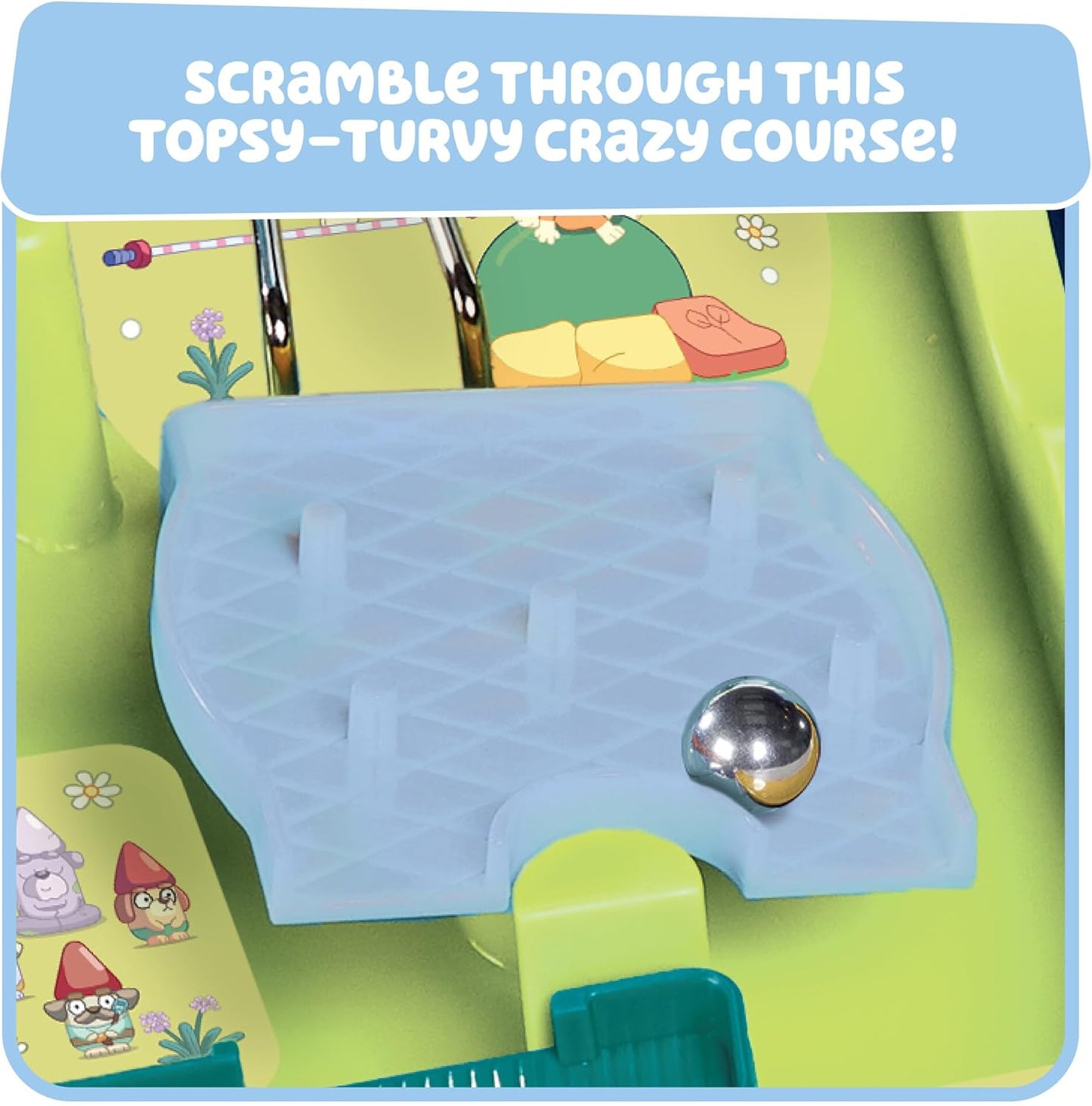 TOMY Screwball Scramble Level Up Marble Maze - Vertical Beat-The-Clock Marble Run Game - Skill & Dexterity Challenge - 1–4 Players - Ages 5+