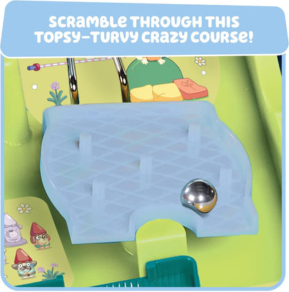 TOMY Screwball Scramble Level Up Marble Maze - Vertical Beat-The-Clock Marble Run Game - Skill & Dexterity Challenge - 1–4 Players - Ages 5+