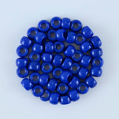 lelulim™ 1000 PC Pony Beads Opaque Black 3IN / 9mm Diameter. (Black)