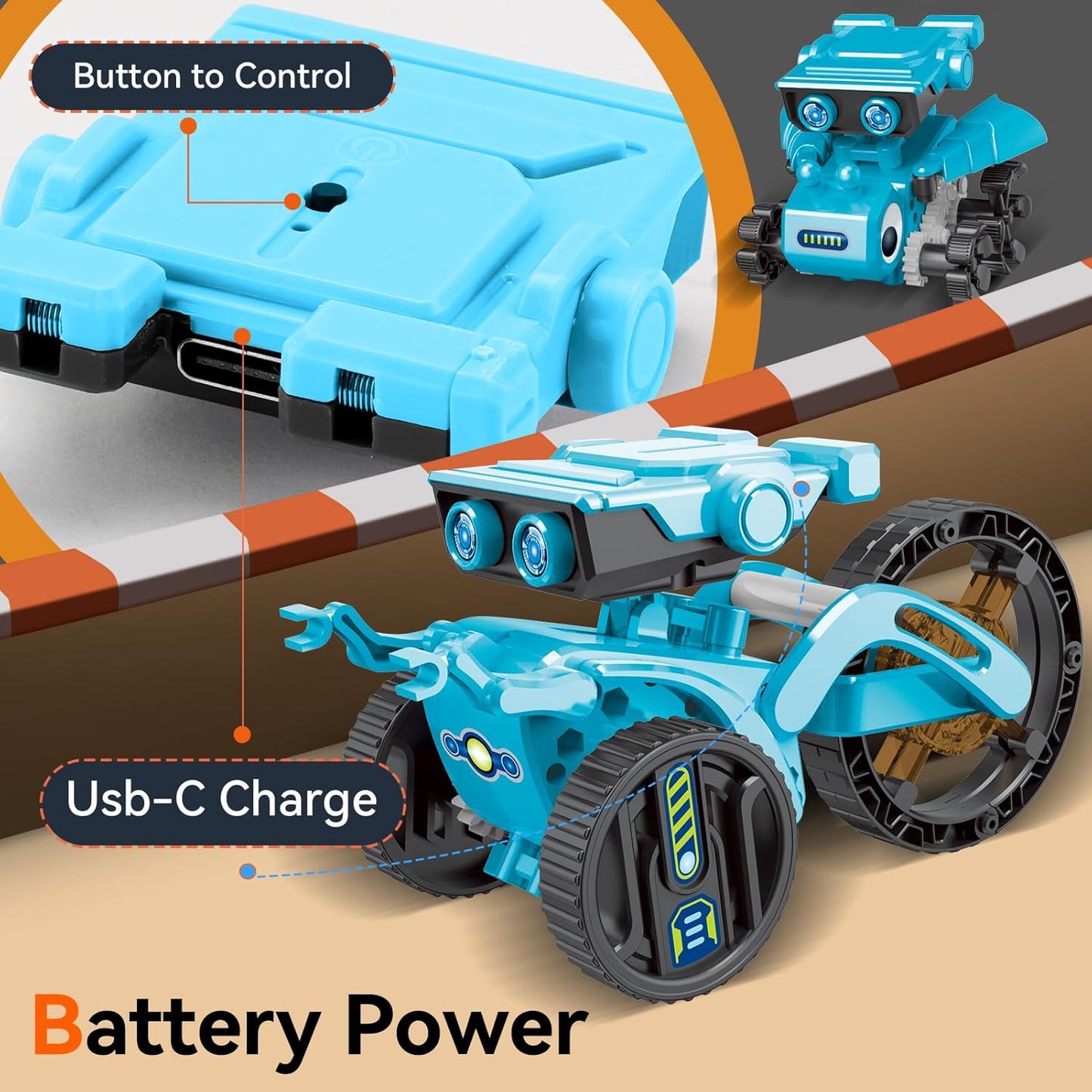 Jiakora 12-in-1 STEM Robot Kit Toys for Kids 8-12 12-16, DIY Robot Building Educational STEM Science Kits for Kids Age 8-12 12-16, 8 9 10 11 12 13 14 15 16 Year Old Boy Birthday Gifts