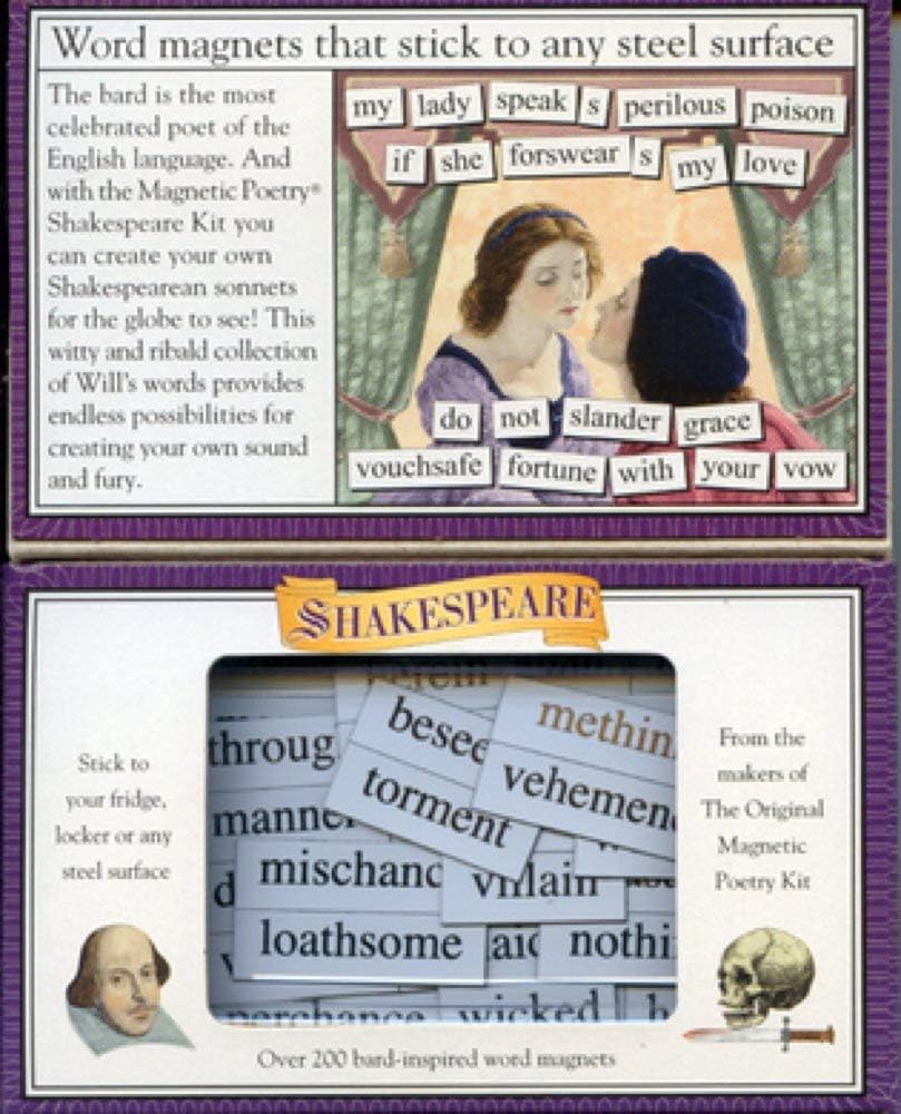 The Shakespeare Kit: Magnetic Poetry