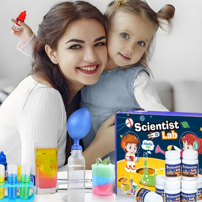 EXBEPE Science Kits for Kids 72+ Science Lab Experiments Erupting Volcano,Rainbow Rain,Artificial Snow Magic Chemistry Toy DIY Science Educational Learning Kit for Boys Girls