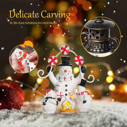 Extra Large Christmas Snow Globes Christmas Lantern, 12.99" Musical Snow Globe with 8 Songs, Santa Snowglobe for Kids Adults, 6H Timer Dual Power, Lighted Christmas Decorations Indoor Gifts