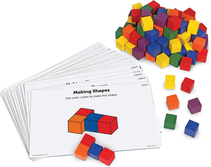 Learning Resources Creative Color Cubes, Fine Motor Skills, Counting Skills, Basic Math, 100 Piece, Ages 3+