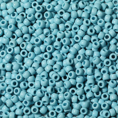 Bala&Fillic 6x9mm Army Green Pony Beads with Smooth Surface 1000pcs Crayon Color Craft Beads (Army Green)