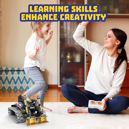 Robot Building Kit with APP/Remote Control STEM Gifts for Boys Age 8-16,Technic Coding Robotic Toys for Kids Birthday, Buildable 5in1 Models with 352+ Pieces
