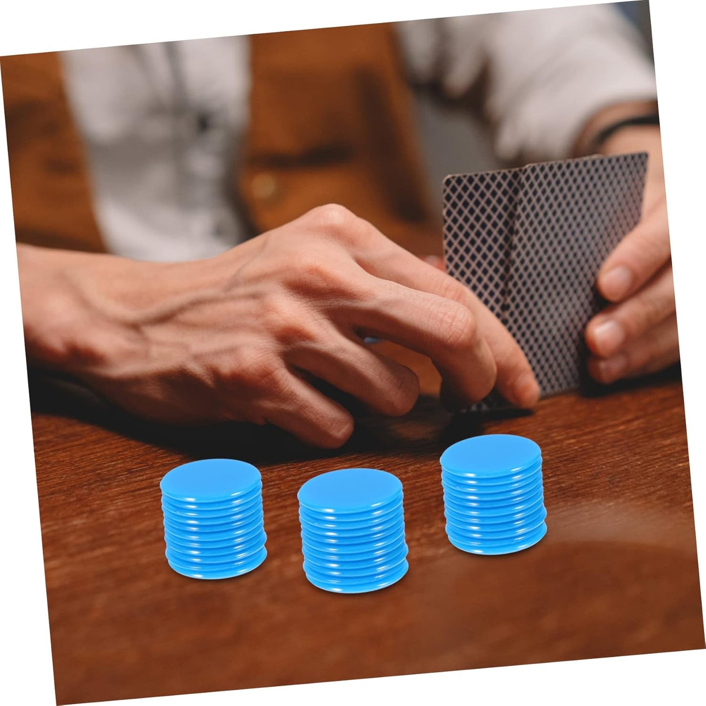 BESPORTBLE Solid Color Bingo Chips Game Counters for Math Teaching Board Games Bingo Accessories