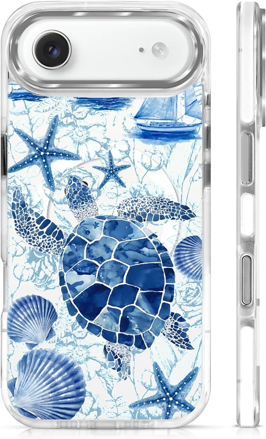 for iPhone 17 Pro Max Case [Compatible with Magsafe],Girls Women Clear Magnetic Case Silicone Shockproof Protective Cover with Pattern Colorful Motivational Letters