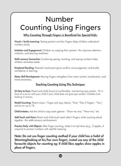 Pencil Control and Writing Practice Book for Special Kids - Helps Kids take first step in writing journey - Sleeping, Standing, Zig Zag Lines, Alphabets, Numbers and Tracing Practice