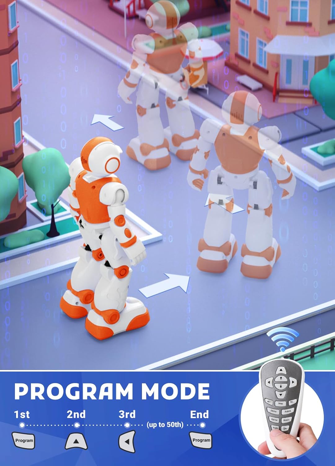 Robot Toys for Kids,Programmable Remote Control Smart Walking Dancing Robot Toy with Gesture & Sensing for Age 4 5 6 7 8 9 10 Year Old Boys for Birthday Present
