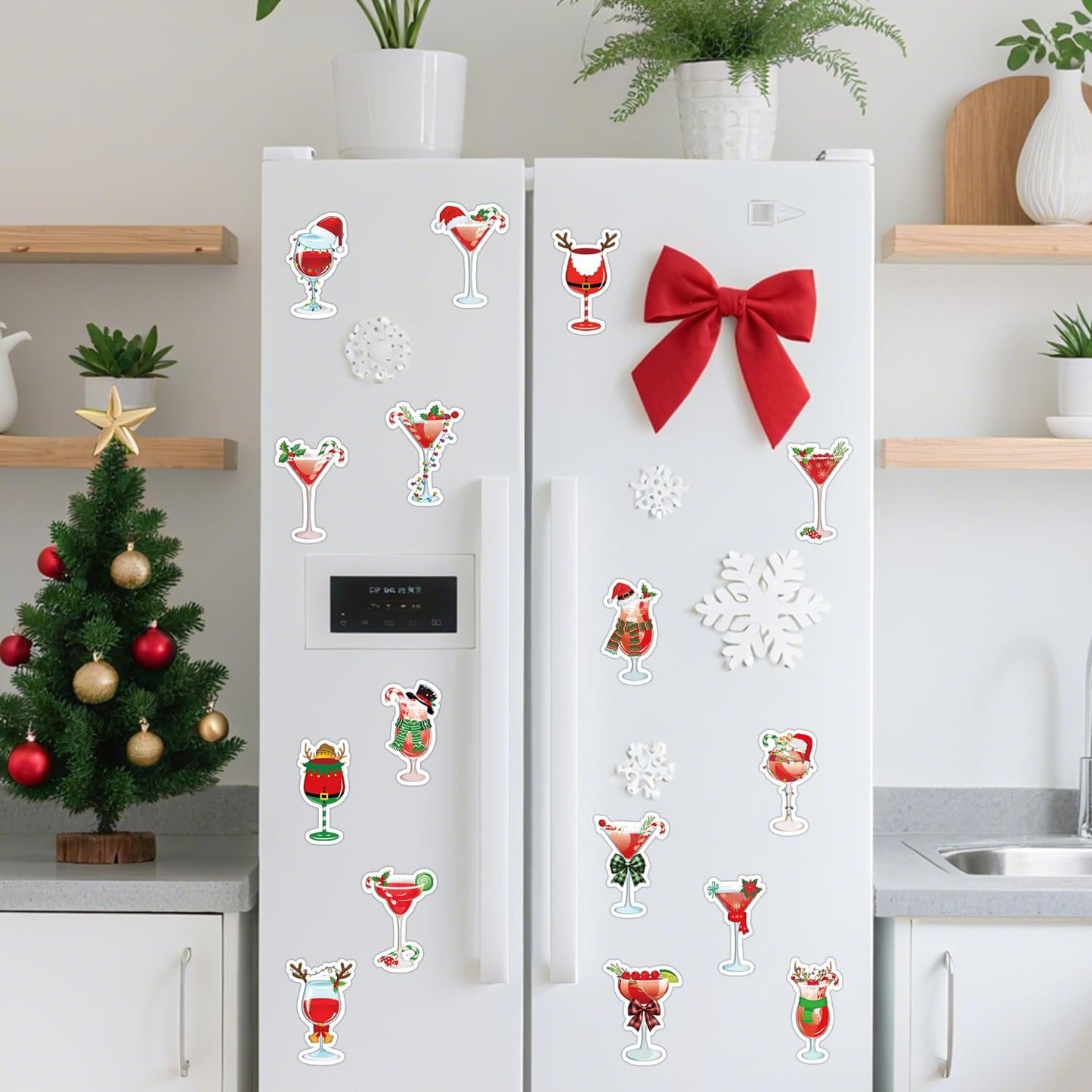 Bible Verses Fridge Magnets Set - Wxiben 20Pcs Floral Christian Religious Refrigerator Magnets Inspirational Scripture Magnetic Decorations Refrigerator Stickers for Home Fridge Office Kitchen Locker