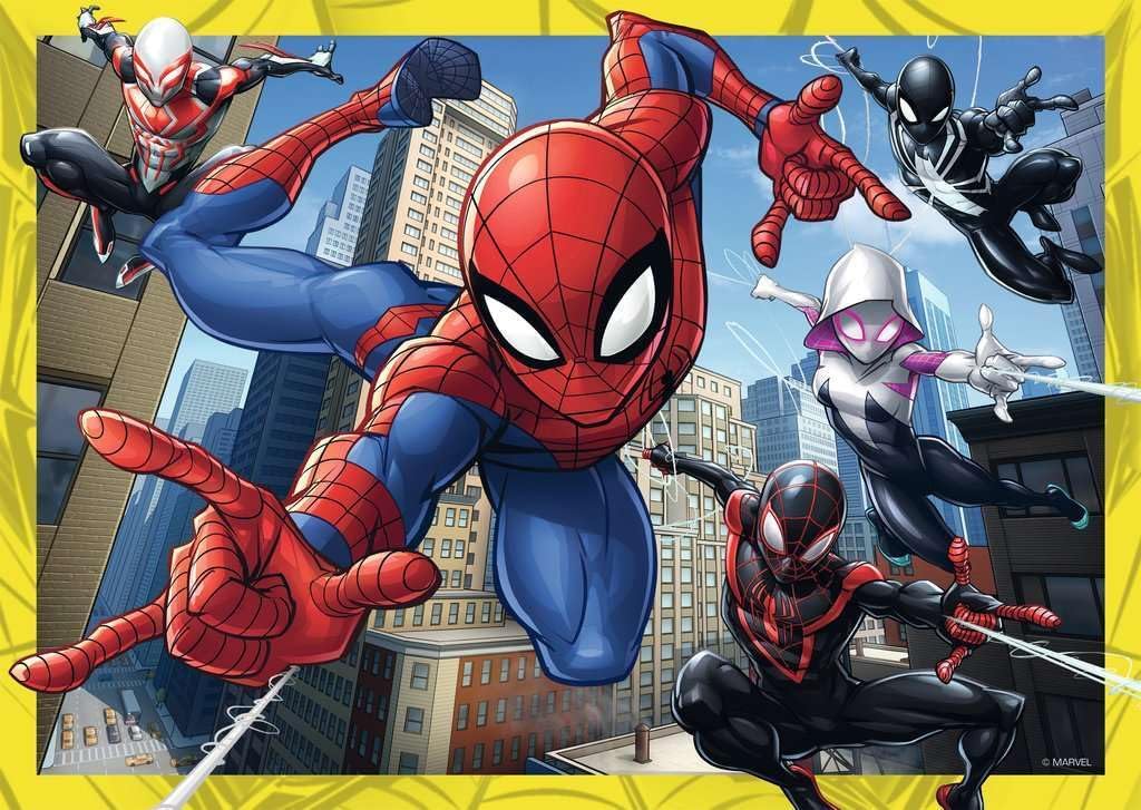 Ravensburger Marvel Spiderman Toys - 60 Piece Giant Floor Jigsaw Puzzle for Kids Age 4 Years +