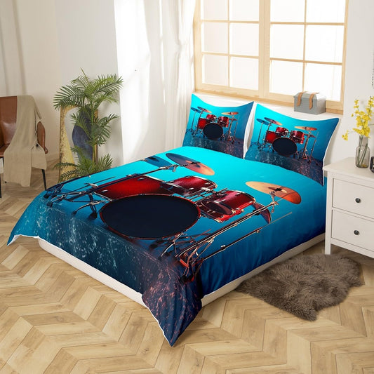 Feelyou Cute Robot Bedding Set for Girls Boys Children Math Chemistry Subject Comforter Cover Black White Grid Plaid Duvet Cover Room Decor Physical Formula Bedspread Cover Full Size 3Pcs