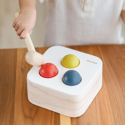 PlanToys® Shape and Sort It Out Bin Wooden Montessori Shape Matching Toy | Fine Motor, Problem Solving and Early Math Learning Activity | Eco Friendly Educational Sorting Toy