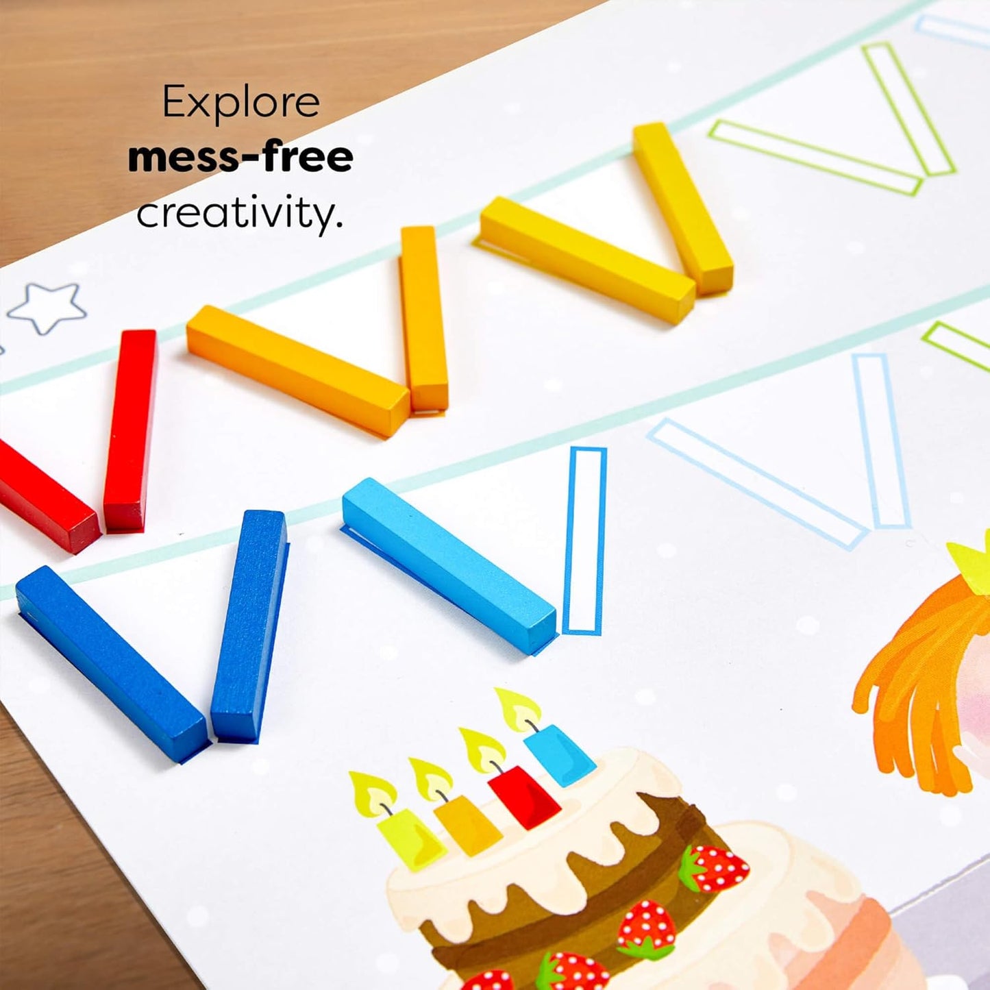 HABA Stabix Wooden Arranging and Matching Game: Montessori Toys for 3+ Year Old, Fine Motor Games Activity & Preschool Learning Toys