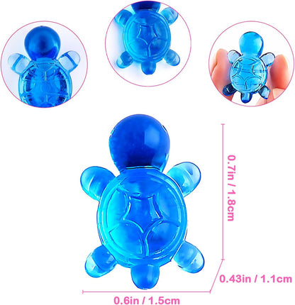 Niceup 360pcs Bear Mini Figurines to Hide, 0.6in Plastic Counting Sorting Bears Translucent Tiny Acrylic Resin Teddy Miniatures for Baby Shower Party Game Vase Fillers Classroom DIY Crafts