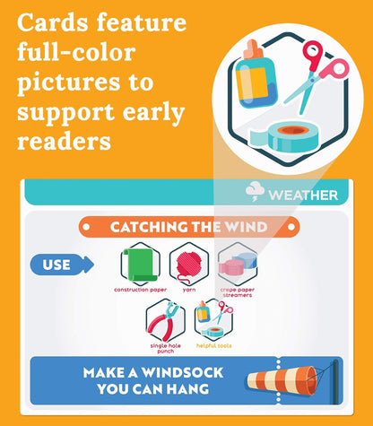 Carson Dellosa Stem Challenges, Seasonal, Physical, Life, Earth and Space Science Kits for Kids Ages 8-12, Educational Games and Experiments for 3rd Grade and Up