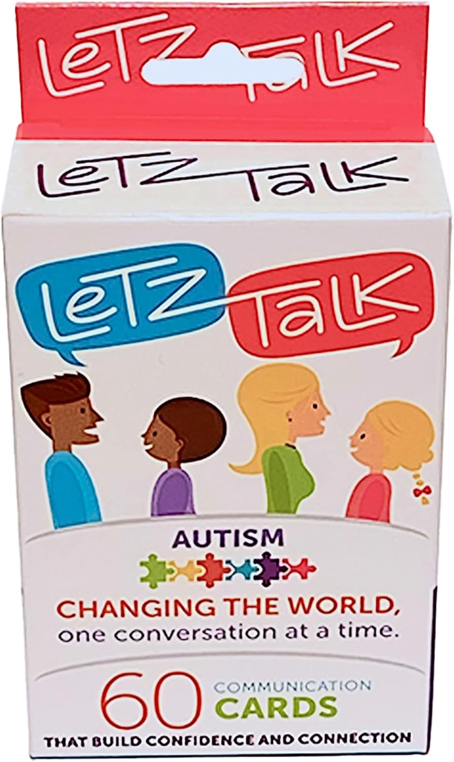 Conversation Cards for Kids with Autism or Aspergers - Learning & Education Toys, Conversation Starters, Autism Communication Cards for Kids and Adults, Therapy Tool, Stocking Stuffers