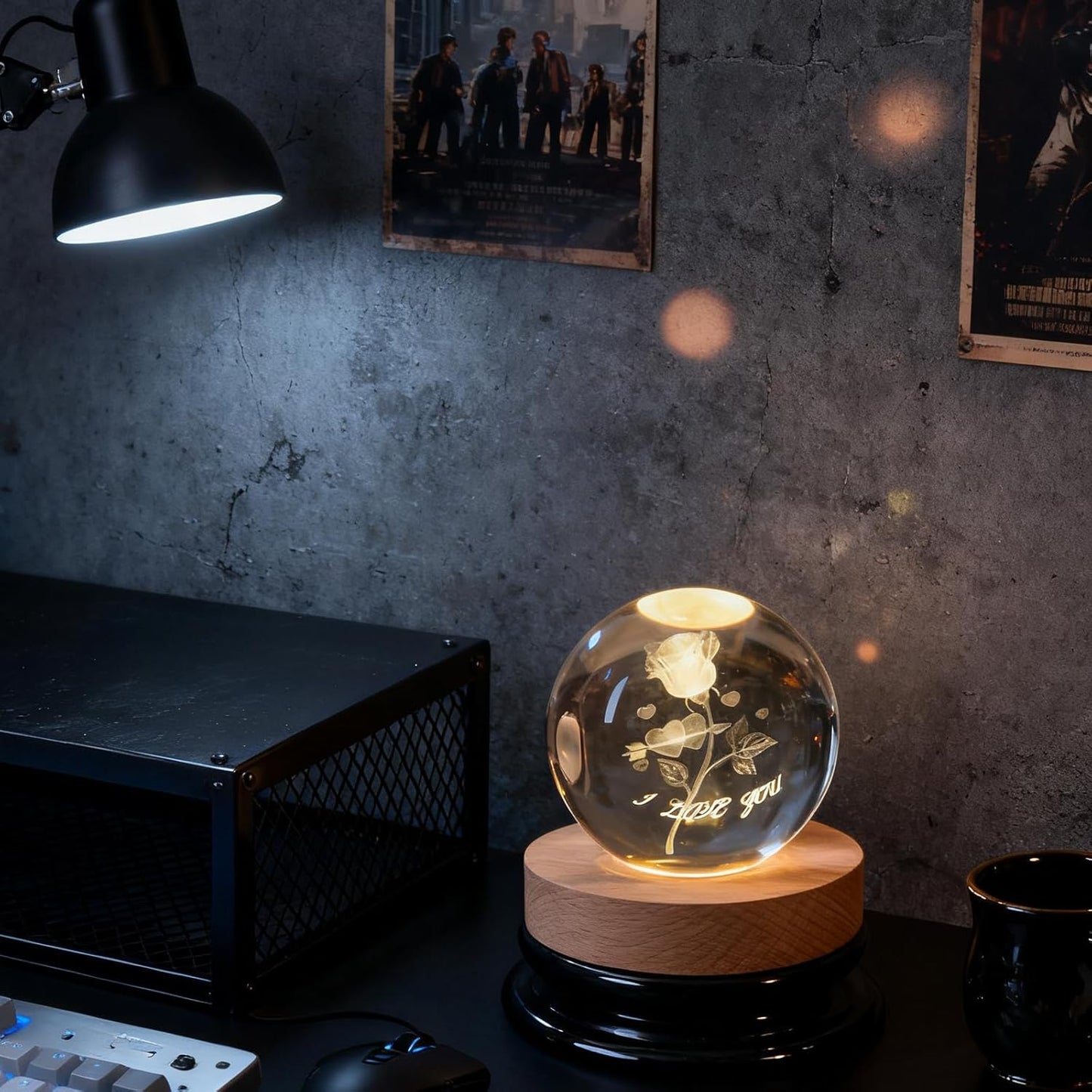 3D Solar System Crystal Ball, 2.4in Universe Gifts Decorative Quartz Glass Ball, Space Laser Engraved Model Astronomy Decor, Physics Display Sculpture Home Decor Crafts for Friends Mom Women Boys