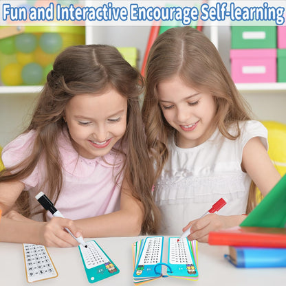 1-12 Multiplication Flash Cards, Large Math Times Table Flashcards Chart, with 15 Cards, 2 Dry Erase Markers, 1 Rings, Educational Multiplication Game for Kids, 1st, 2nd, 3rd Grades Classroom Home