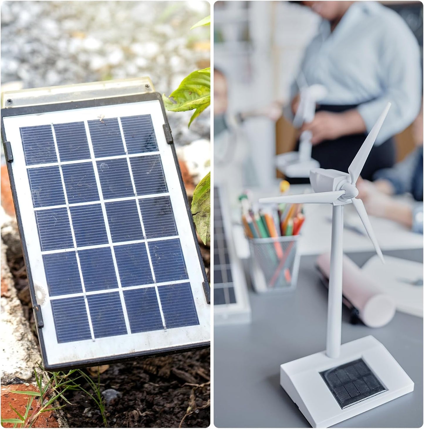 MECCANIXITY 8PCS 1.5V 0.09W 0.06A Mini Solar Panels for Solar Power, Small Solar Photovoltaic Cells Charge DIY Electric Toy Materials Solar System Kits, 1.18" x 1.18"