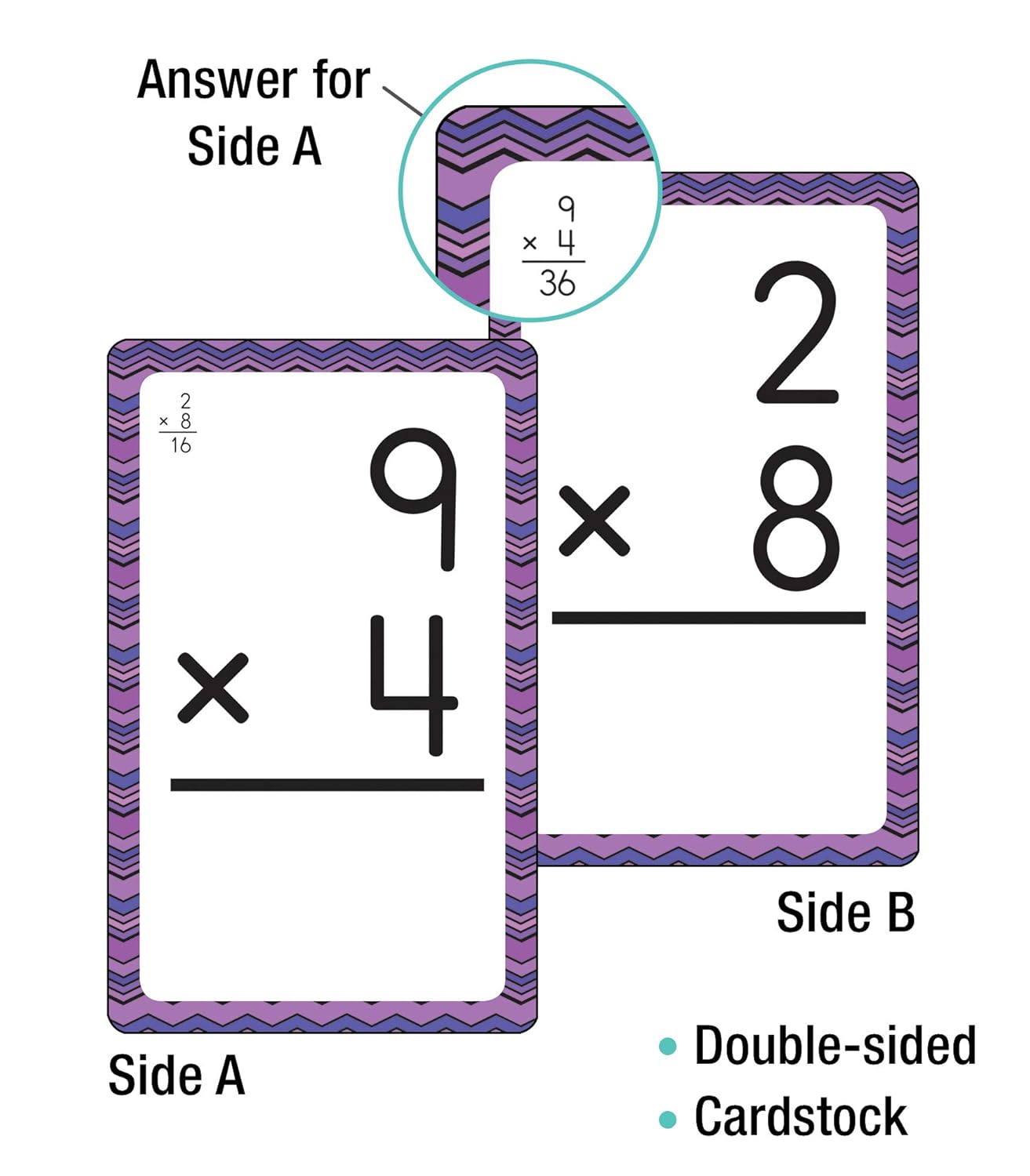 Carson Dellosa 54 Multiplication Flash Cards, Flashcards Covering All Times Table Facts Through 12, Math Games for Kids 8-12, 3rd Grade Mathematics and Up