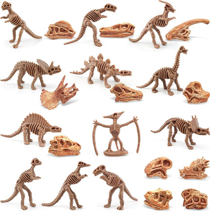 LC JoyCre Mini Dinosaur Bones for Kids Sandbox Toys - Realistic Fake Dinosaur Bones for Kids to Dig Up