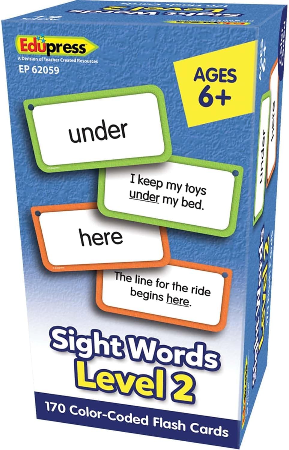 Teacher Created Resources Sight Words Flash Cards - Level 2 (TCR62059)