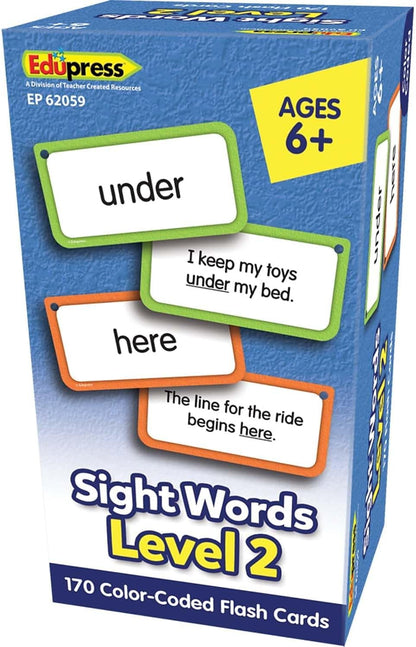 Teacher Created Resources Sight Words Flash Cards - Level 2 (TCR62059)