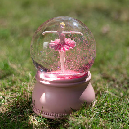 Unicorn Snow Globes for Girls, 100MM Pink Glitter Glass Snowglobe, Christmas Birthday Gifts for Friends, Wife(Pink)